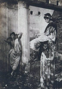 boys in Pompeii