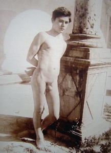 Boy in the cloister